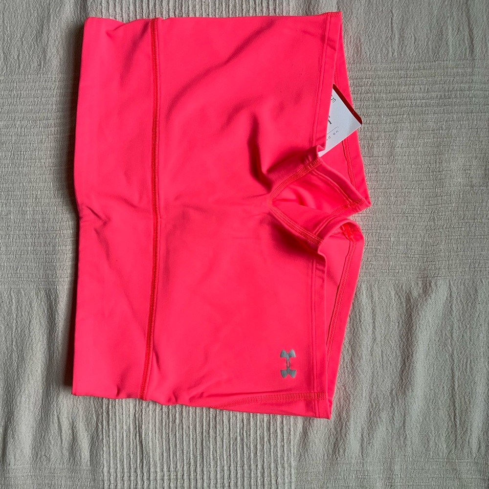 NWT Under Armour Neon Pink Performance Shorts